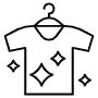 Brightening Laundry Blkac Outline icon