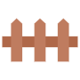 Brown Garden Fence free icon for commercial use