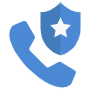 Calling Security And Blue Shield free icon for commercial use