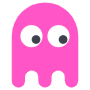 Cartoon Pink Ghost icon