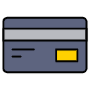 Credit Card Dark Blue free icon for commercial use