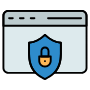 Cyber Security Browser Security free icon for commercial use