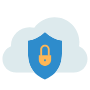 Cyber Security Cloud Data Storage Protection free icon for commercial use
