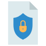 Cyber Security File Data Security icon