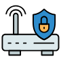 Cyber Security Modem Safe Internet Connection icon