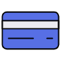 Dark Blue Credit Card free icon for commercial use