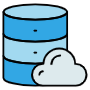 Database Server Cloud Hosting free icon for commercial use