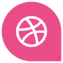 Dribble Speech Bubble icon