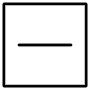 Dry Flat Laundry Symbol icon