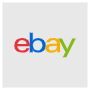 Ebay Logo Grey Square free icon for commercial use