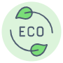 Eco Friendly Product Label Circle Sticker free icon for commercial use