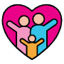 Family Group Heart And Love free icon for commercial use