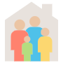 Family Home And Parents free icon for commercial use