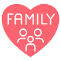 Family Love Red Heart free icon for commercial use