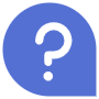 Frequently Asked Questions Blue Button icon