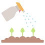 Gardening And Water Spraying icon