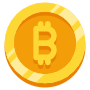 Gold Bitcoin Money free icon for commercial use