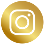 Gold Instagram Circle Round free icon for commercial use