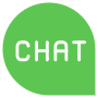 Green Chat Bubble free icon for commercial use