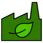 Green Eco Factory free icon for commercial use