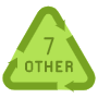 Green Other Materials Recycling Symbol icon
