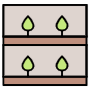 Greenhouse And Shelving free icon for commercial use
