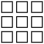 Grid Squares Black Outline free icon for commercial use