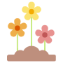 Growing Spring Flowers Or Gardening free icon for commercial use
