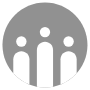 About Us Gray Circle free icon for commercial use