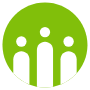 About Us Green Circle free icon for commercial use