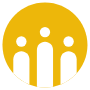 About Us Yellow Circle free icon for commercial use