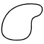 Abstract Liquid Water Linear Shape icon