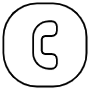 Android Phone Black Outline free icon for commercial use