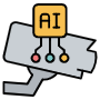 Artificial Intelligence Cctv Security icon