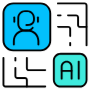 Artificial Intelligence Customer Support free icon for commercial use