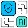 Artificial Intelligence Security free icon for commercial use