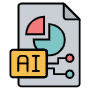 Artificial Intelligence Statistic free icon for commercial use