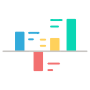 Bar Chart Graphic For Infographic free icon for commercial use