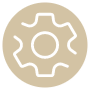 Beige Aesthetic Settings Round free icon for commercial use