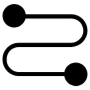 Black End To End Position free icon for commercial use