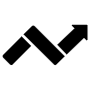 Black Up Arrow Or Growth free icon for commercial use