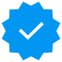 Blue Instagram Verified Sign icon