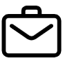 Briefcase Black Outline icon