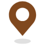 Brown Location Dot Placeholder free icon for commercial use