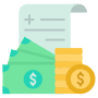 Budget Accounting And Dollar free icon for commercial use