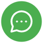 Chat Bubble Green Circle icon