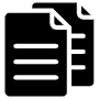 Copy And Paste Black Files free icon for commercial use