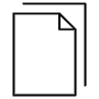 Copy And Paste Document Black Outline free icon for commercial use