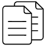 Copy And Paste File Black Outline free icon for commercial use