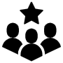 Customer Experience Or Black Team free icon for commercial use